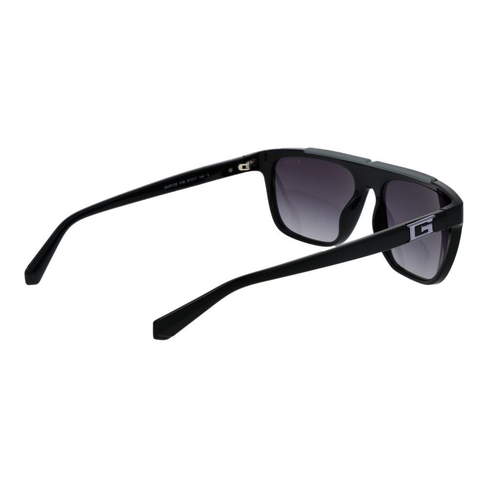 Guess Black Stainless Steel Sunglasses