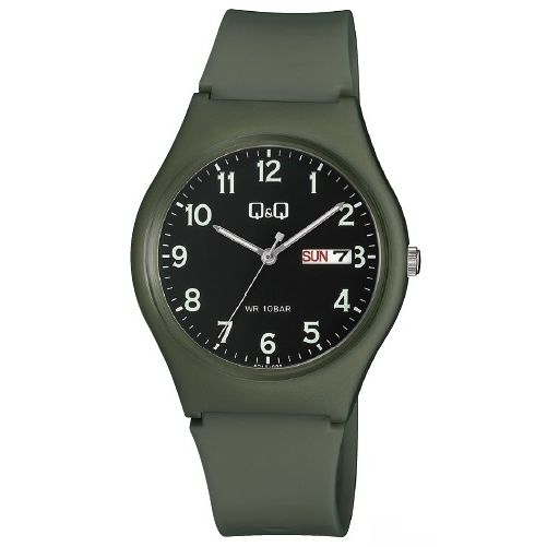 Q&Q Mod. GENT DAY & DATE WATCHES