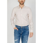 Antony Morato Beige Viscose Shirt 1728,71956299936,Antony Morato,Beige,Clothing,IT54 | XXL,Men,Men - Clothing,New with tags,Shirts - Men - Clothing Antony Morato AN-13369802507-IT54 | XXL