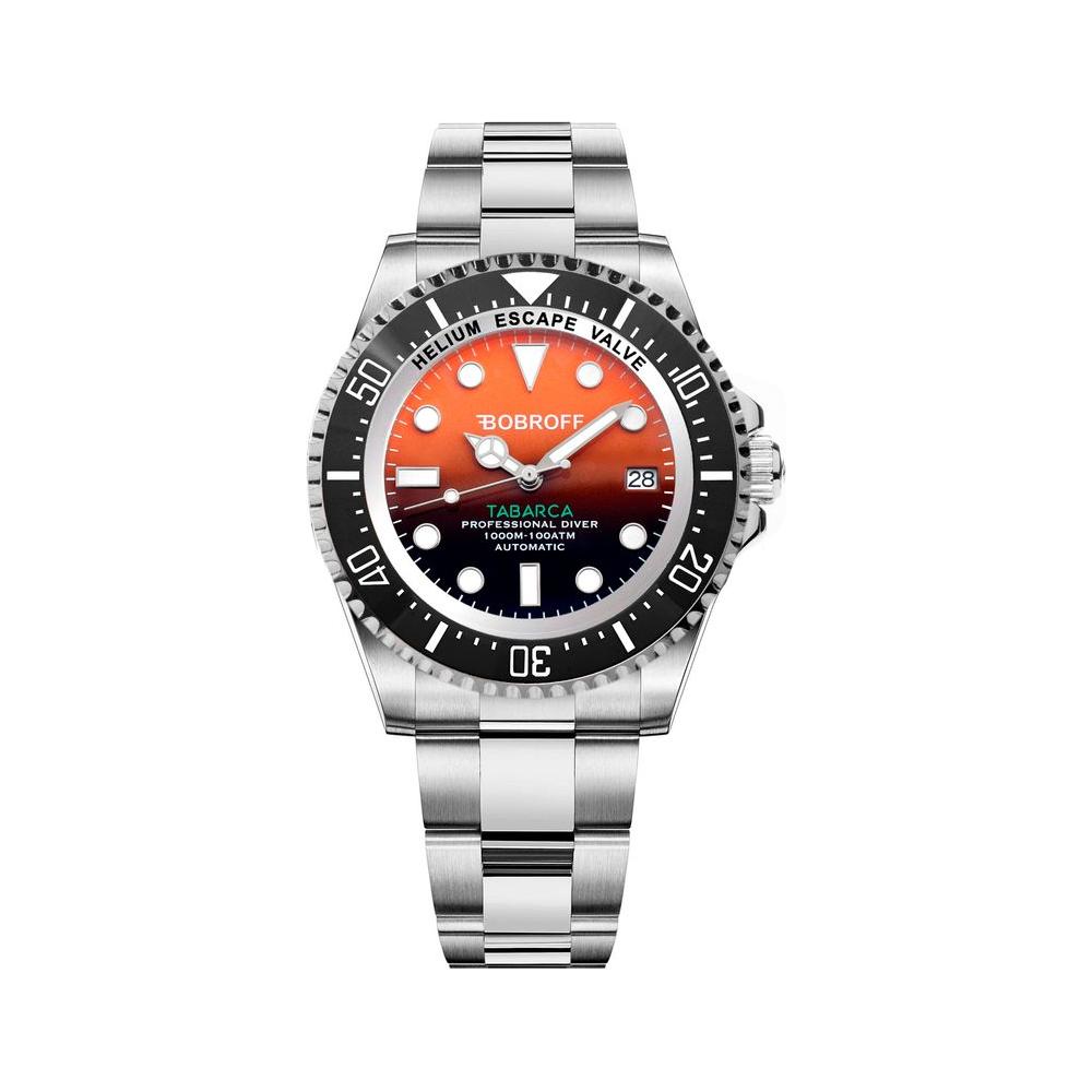 Bobroff Silver Stainless Steel Watch 1728,67434610848,Bobroff,Men,New with tags,Silver,Watches for Men - Watches Bobroff BOBF0004BNEAC