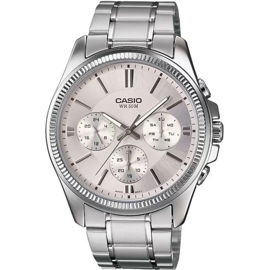 CASIO Mod. DAY DATE MULTIFUNCTION - ARGENT WATCHES