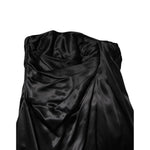 Dolce & Gabbana Black Strapless Sheath A-line Mini Dress DR281332-38