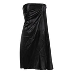 Dolce & Gabbana Black Strapless Sheath A-line Mini Dress DR281332-38