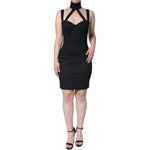 Dolce & Gabbana Black Cut Out Sleeveless Bodycon Mini Dress DR281235-40