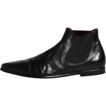 Dolce & Gabbana Dolce & Gabbana Black Leather Chelsea Men Ankle Boots Shoes MV6369-43 1728,67345645728,Black,Boots - Men - Shoes,Dolce & Gabbana,EU43/US10,Material: 60% Goat Leather 10% Cotton 10% Nylon 10% Viscose 7% Polyester 3% Elastane,Men,Preowned /
