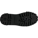 Dolce & Gabbana Black Leather Lace Up Trekking Dress Shoes -45