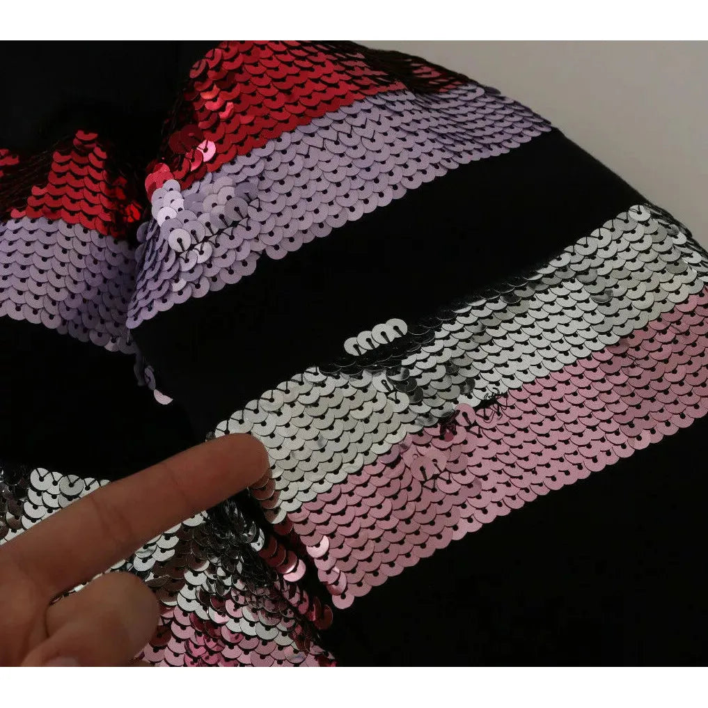 Dolce & Gabbana DG Sequined Hooded Pullover Sweater TSH3018#1