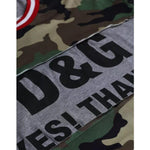 Dolce & Gabbana Multicolor Camouflage Cotton Crew Neck Men T-shirt TSH86577-50