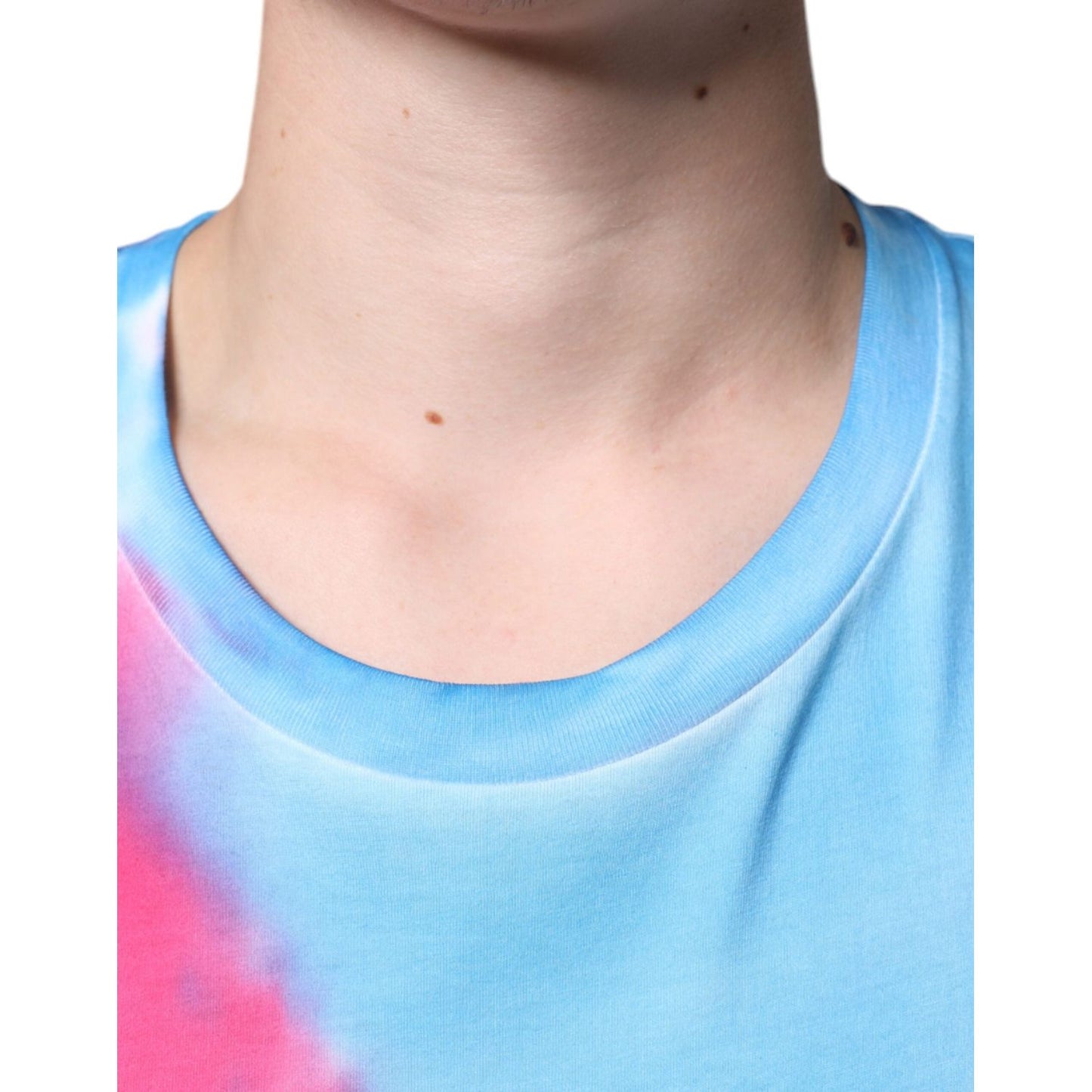 Dolce & Gabbana Multicolor Tie Dye Cotton Sleeveless T-shirt TSH86634-52