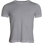 Dolce & Gabbana White Cotton Round Neck Short Sleeve T-shirt TSH86449-44