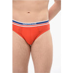 Dsquared² Cotton Slip With Logoed Waistband