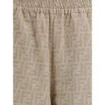 Fendi Chambray Pants 1728,38,40,72470364320,Beige,Clothing,Fendi,New with tags,Sweaters - Women - Clothing,Women,Women - Clothing Fendi FE-FLP869ASMFF1SAZ-38