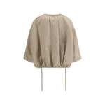 Fendi Oversize chambray Jacket 1728,72470364320,Beige,Clothing,Fendi,IT38 | S,IT40 | M,Jackets & Coats - Women - Clothing,New with tags,Women,Women - Clothing Fendi FE-FLF825ASMFF1SAZ-IT38 | S