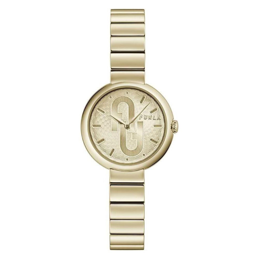 Furla Furla Gold Stainless Steel Watch FUWW00005009L2AC 1728,Furla,Gold,New with tags,Watches for Women - Watches,Women