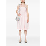 Ganni Ganni Poplin midi dress with shoulder straps LDin,Spring - Summer 2025,Women,Women > Clothing,Women > Clothing > Dresses,Yes Eu W0325868-P25