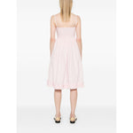 Ganni Ganni Poplin midi dress with shoulder straps LDin,Spring - Summer 2025,Women,Women > Clothing,Women > Clothing > Dresses,Yes Eu W0325868-P25