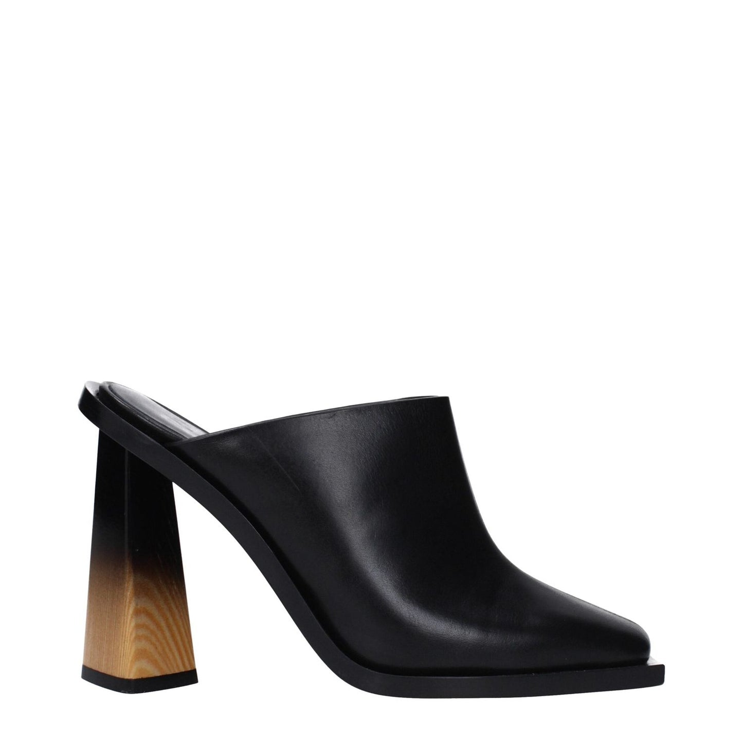 Givenchy Black Leather Mules GI-9477441552649-EU35/US5