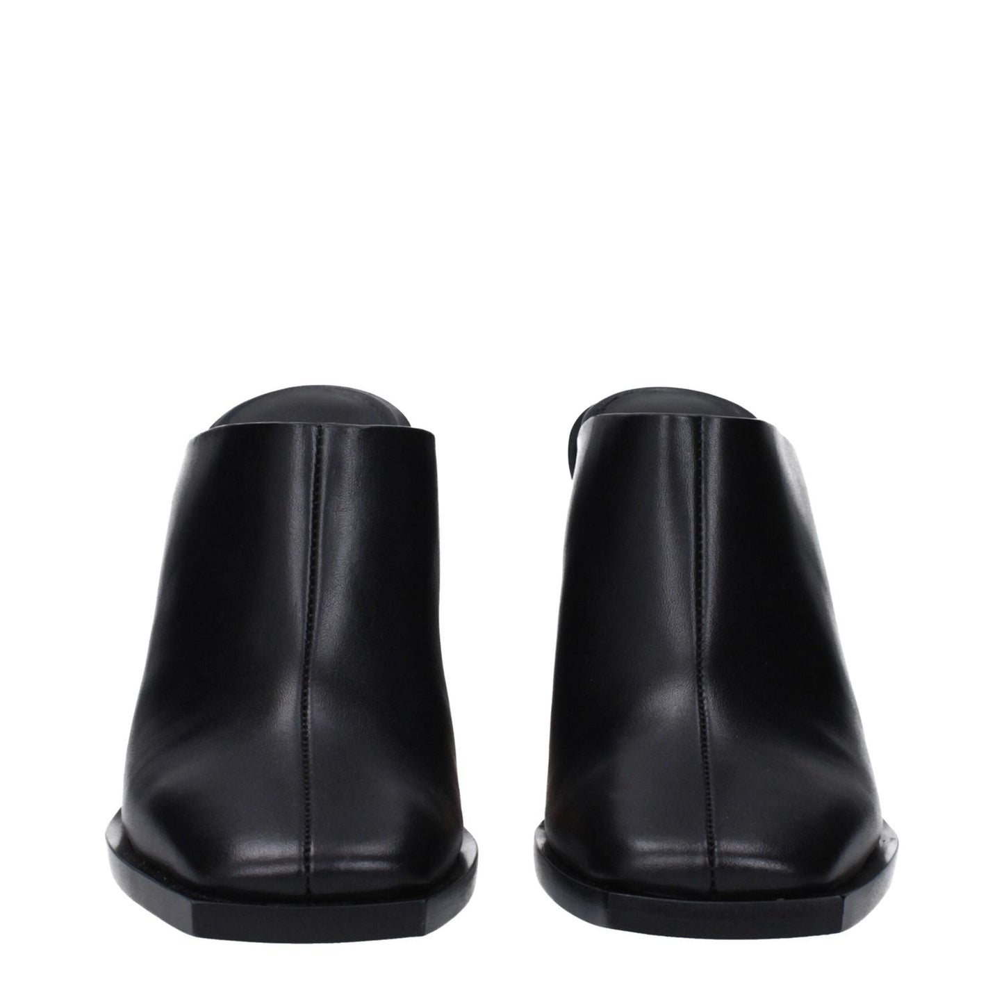 Givenchy Black Leather Mules GI-9477441552649-EU35/US5