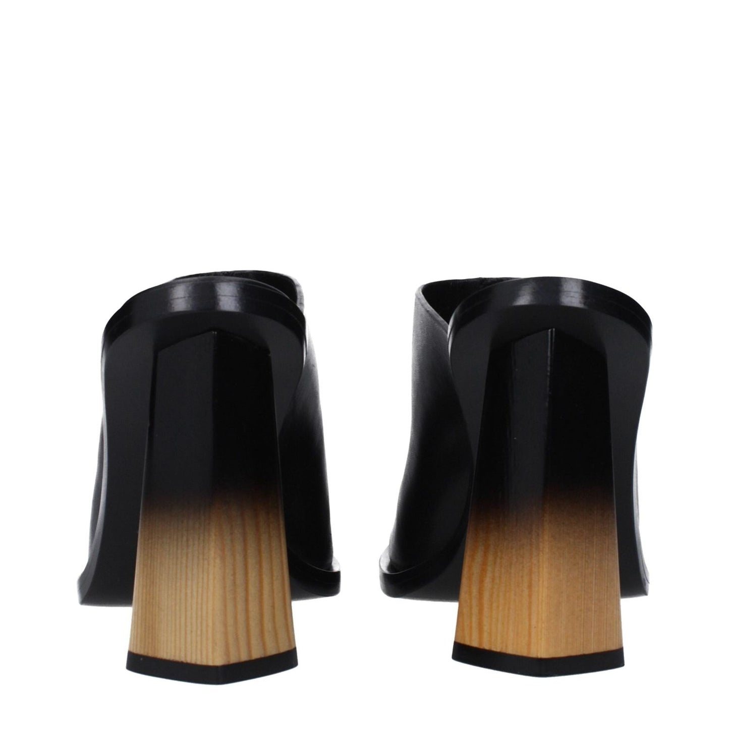 Givenchy Black Leather Mules GI-9477441552649-EU35/US5