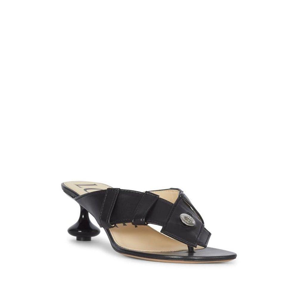 Loewe Toy Panta 45MM Leather Sandals LO-8802847555796-EU36/US6