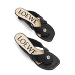 Loewe Toy Panta 45MM Leather Sandals LO-8802847555796-EU36/US6