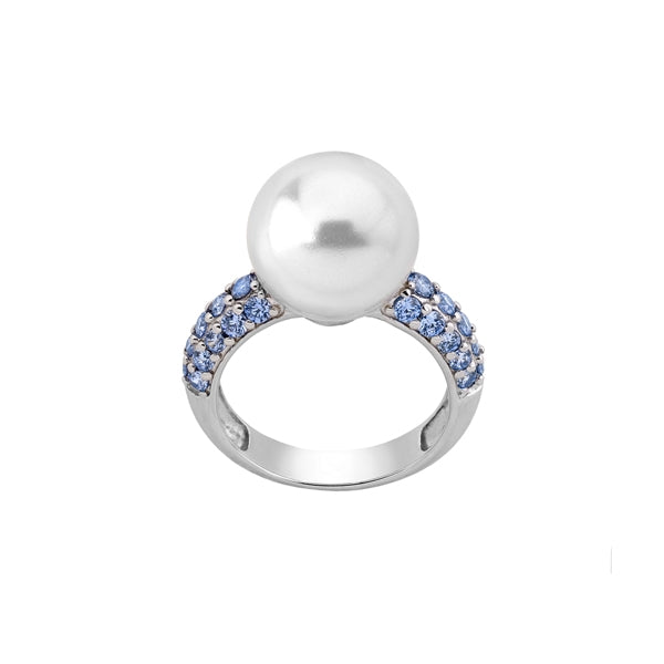 MAJORICA JEWELRY Mod. 15598.01.2.917.010.1 luxury pearl ring with gemstone embellishments