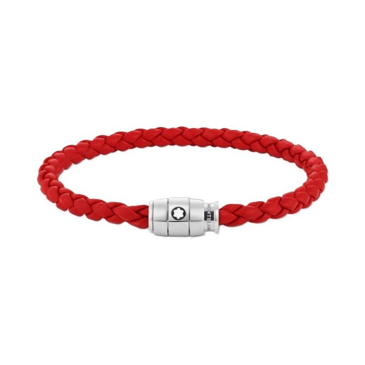 MONTBLANC LEATHER Mod. STEEL 3 RINGS FASHION ACCESSORIES