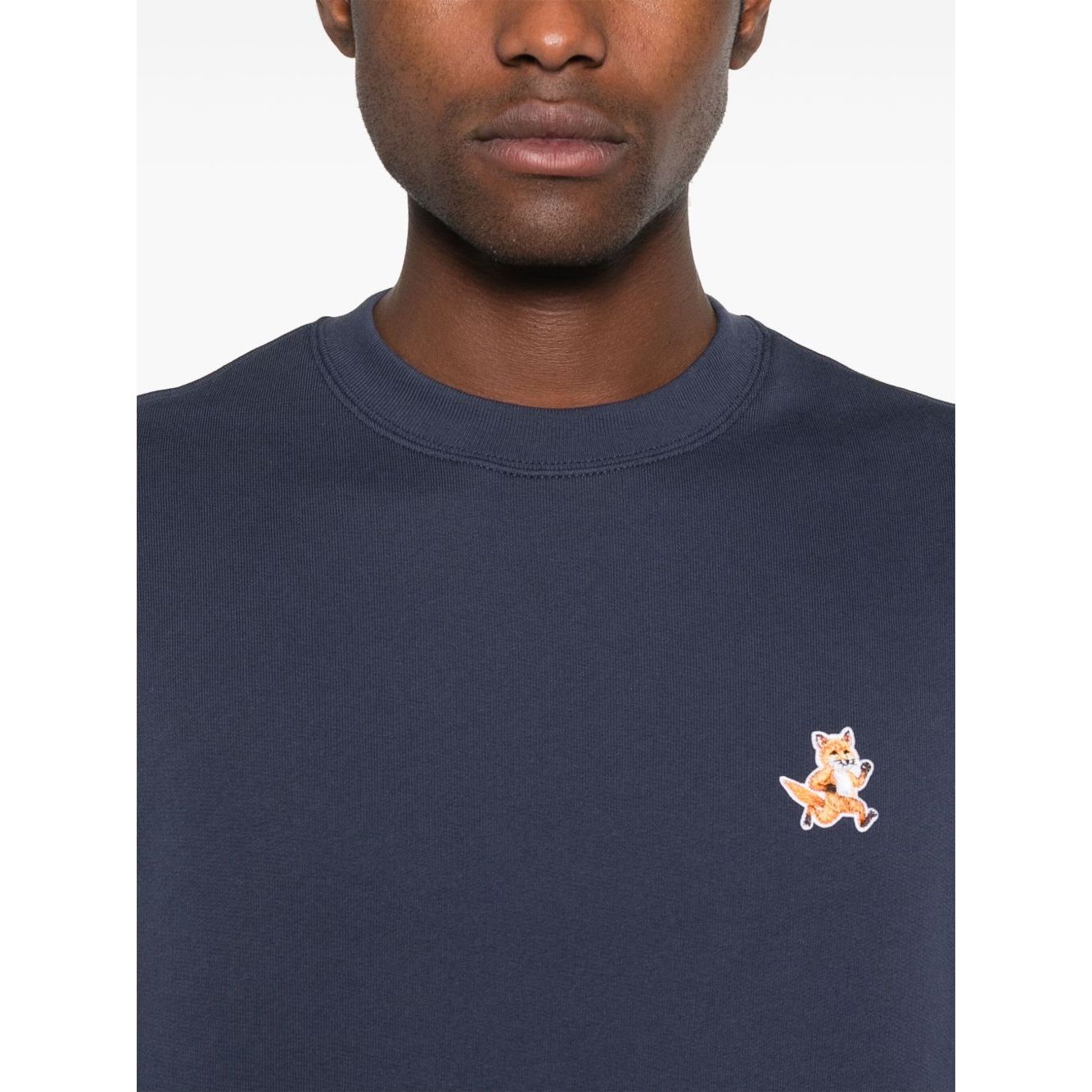 Maison Kitsuné Maison Kitsune fox-motif cotton sweatshirt