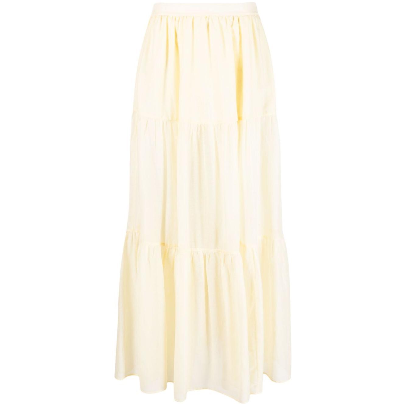 Manebi MANEBI Skirts Yellow LDin,Spring - Summer 2023,Women,Women > Clothing,Women > Clothing > Skirts,Yes Eu V19REINCACREAM