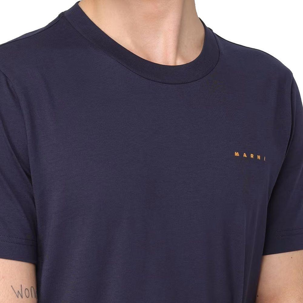 Marni Cotton Logo T-Shirt MA-8735518654676-IT46 | S