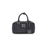 Miu Miu Miu Miu Arcadie Shoulder Bag MI5BB142VOONAN88F0002BB 1728,72470364320,Bags,Black,Miu Miu,New with tags,Shoulder Bags - Women - Bags,Women,Women - Bags