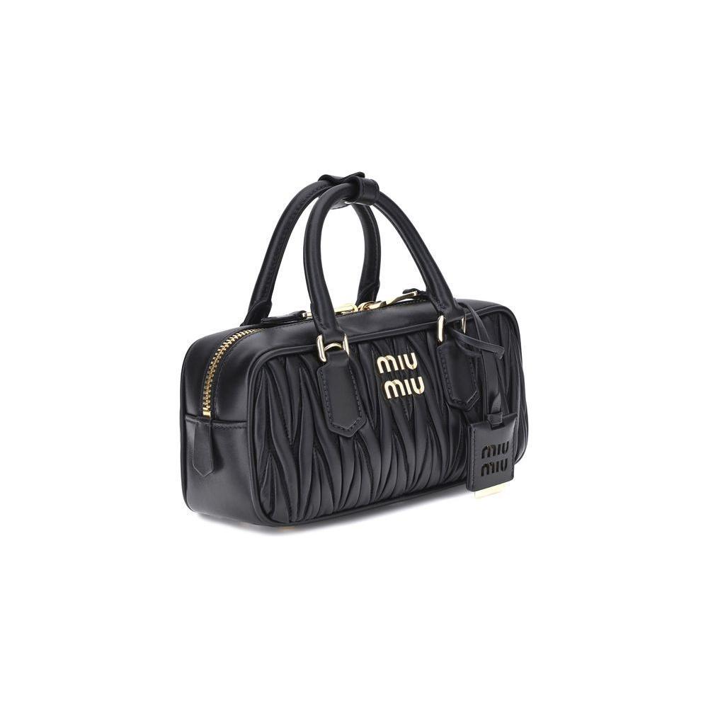 Miu Miu Miu Miu Arcadie Shoulder Bag MI5BB142VOONAN88F0002BB 1728,72470364320,Bags,Black,Miu Miu,New with tags,Shoulder Bags - Women - Bags,Women,Women - Bags