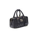 Miu Miu Miu Miu Arcadie Shoulder Bag MI5BB142VOONAN88F0002BB 1728,72470364320,Bags,Black,Miu Miu,New with tags,Shoulder Bags - Women - Bags,Women,Women - Bags