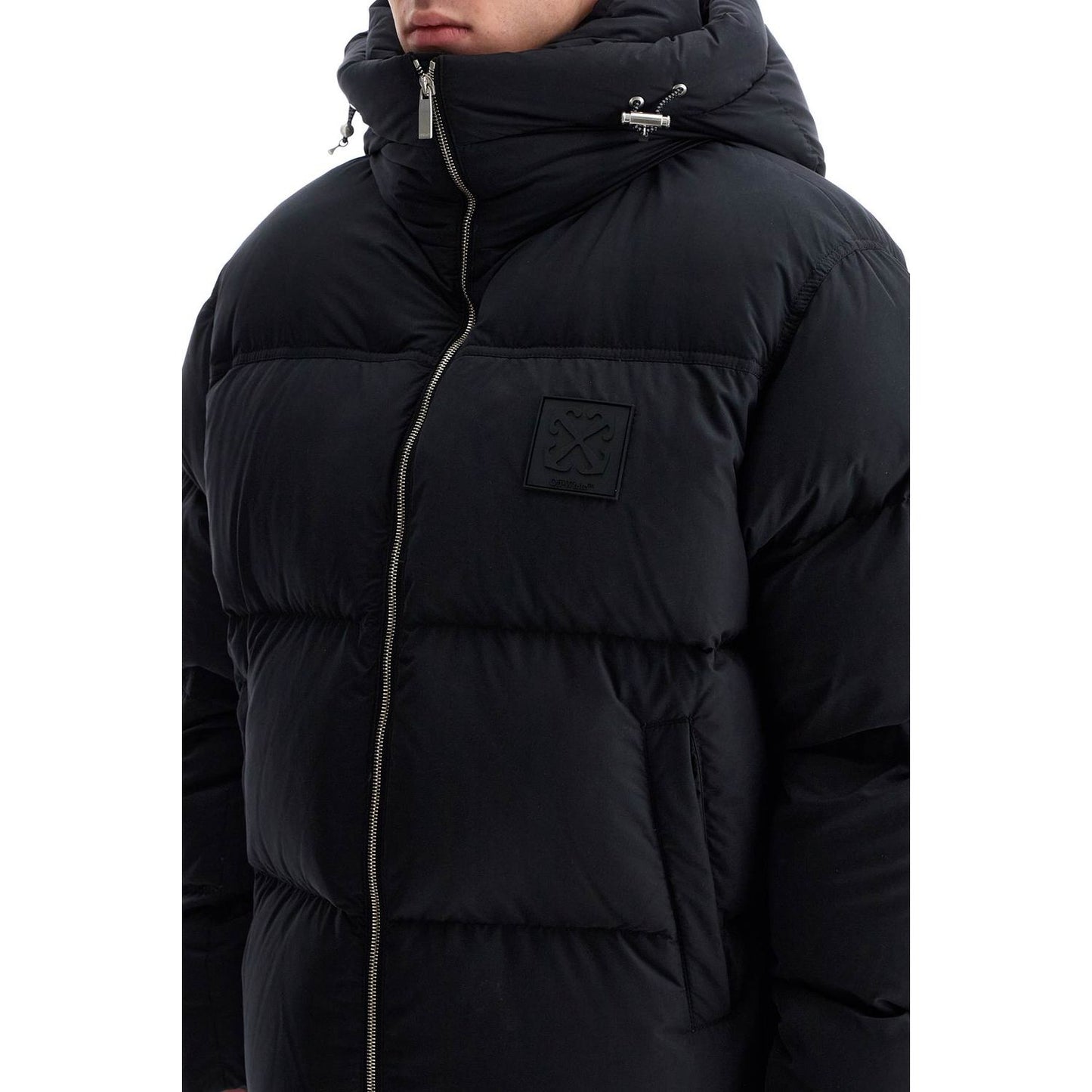 Off White Off-White "down jacket with logo patch