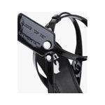 Off-White Leather Slingbacks with Patent Detail