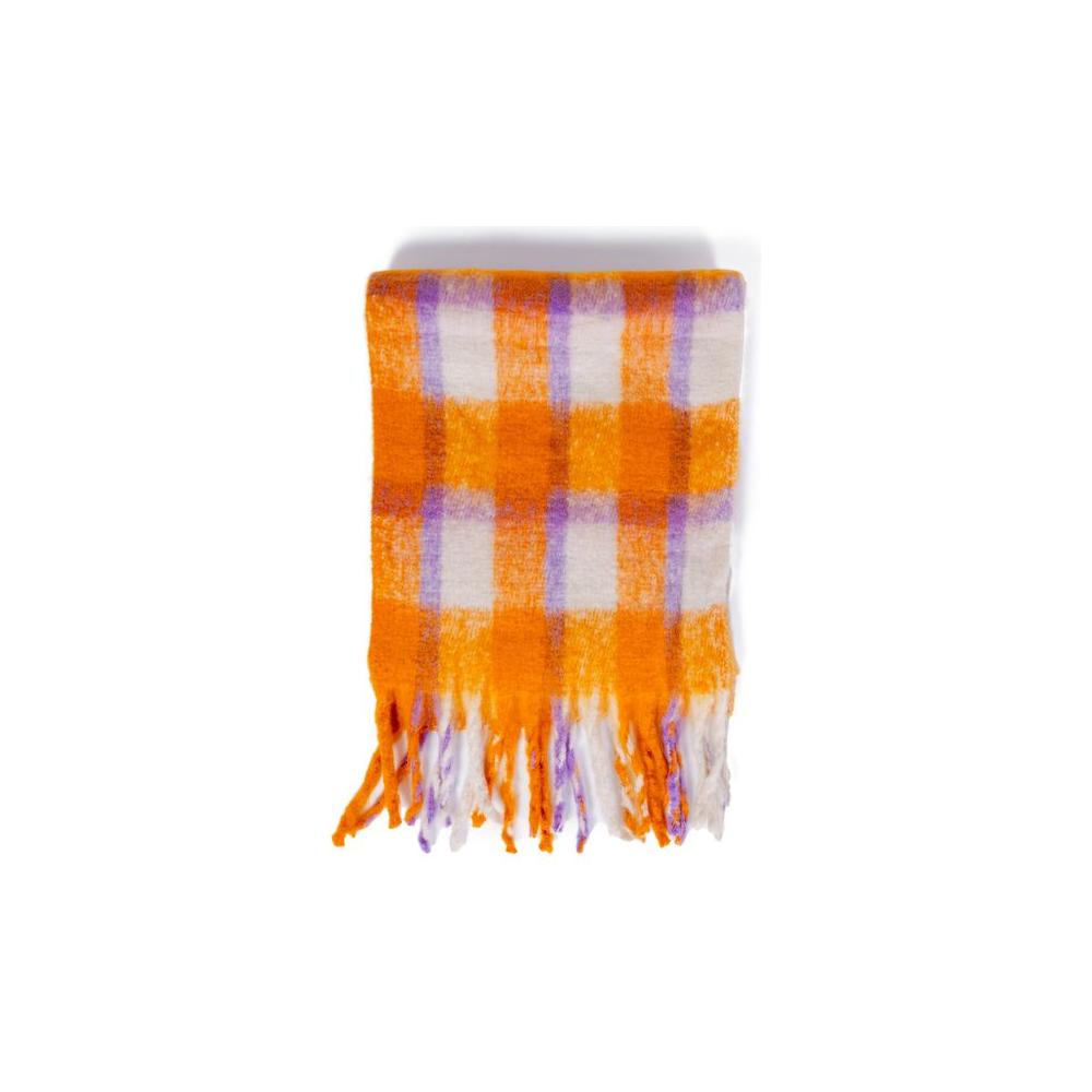 Only Orange Polyester Scarf ON-11456900125-ONE SIZE