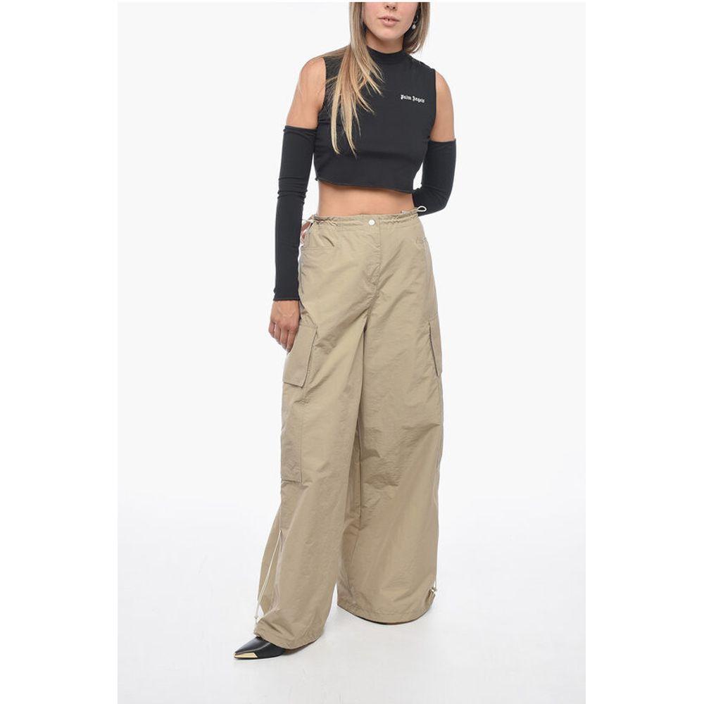 Palm Angels Wide Leg Fit PARACHUTE Cargo Pants