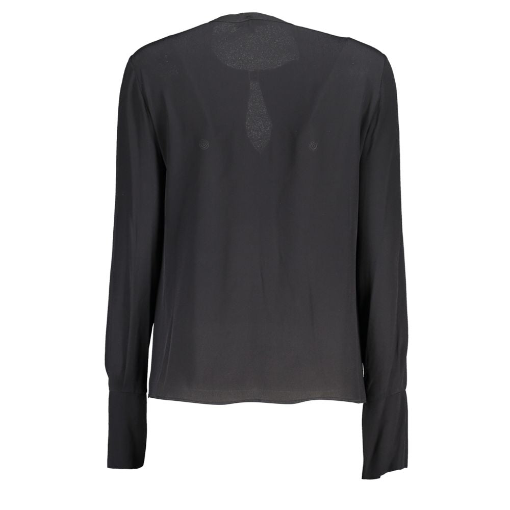 Patrizia Pepe Black Viscose Shirt