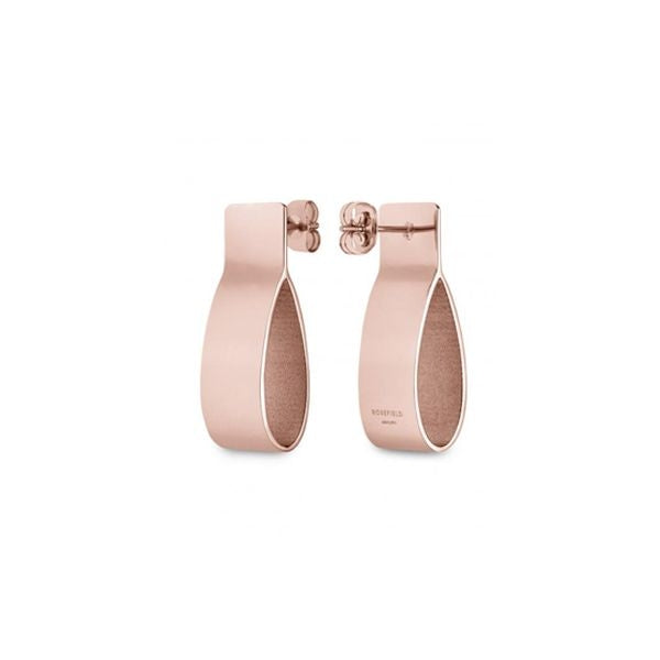 Alt Tag: ROSEFIELD JEWELS JEWELRY Mod. FCER-J225 rose gold earrings