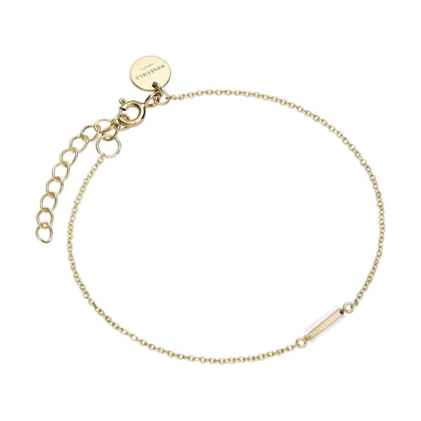 ROSEFIELD JEWELS JEWELRY Mod. JMOG-J002 elegant gold bracelet with adjustable clasp