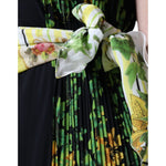 Roberto Cavalli Multicolor Floral Sheath Knee Length Dress DR281224-46