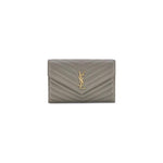 Saint Laurent Saint Laurent Wallet with shoulder strap SA742920AAA443798BB 1728,72470364320,Bags,Green,New with tags,Saint Laurent,Wallets - Women - Bags,Women,Women - Bags