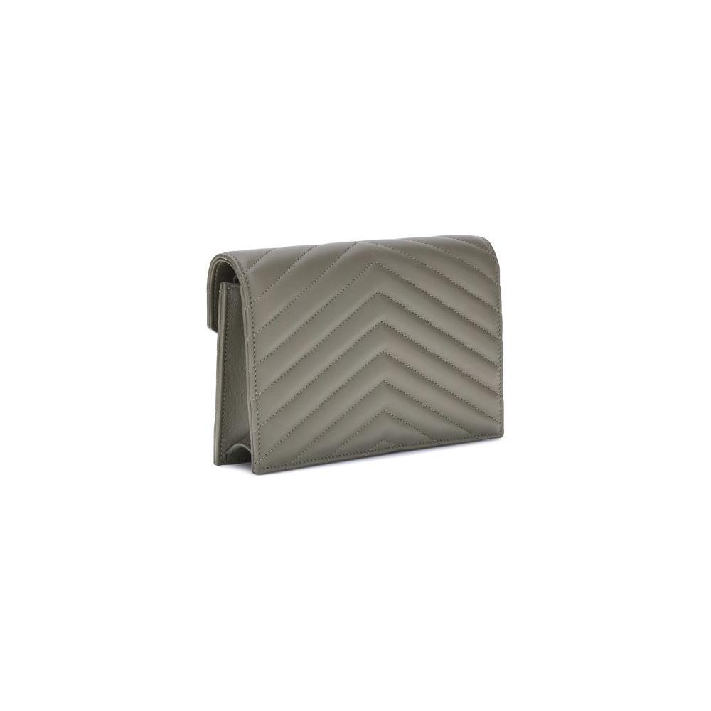 Saint Laurent Saint Laurent Wallet with shoulder strap SA742920AAA443798BB 1728,72470364320,Bags,Green,New with tags,Saint Laurent,Wallets - Women - Bags,Women,Women - Bags