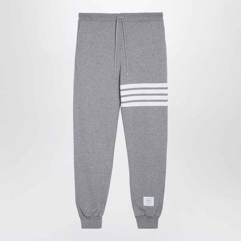 Thom Browne Thom Browne Light grey cotton jogging trousers Fall - Winter 2024,LDin,Men,Men > Clothing,Men > Clothing > Trousers,Yes Eu MJQ008H00535/P_THOMB-068_109