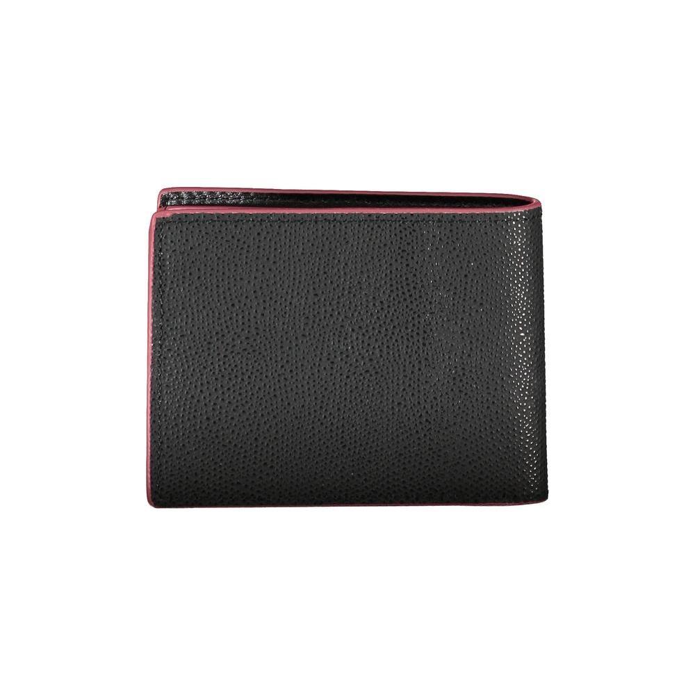 Tommy Hilfiger Elegant Leather Bifold Wallet with Contrast Accents 1728,67403481248,Bags,Black,Men,Men - Bags,New with tags,Tommy Hilfiger,Wallets - Men - Bags Tommy Hilfiger TO-27517