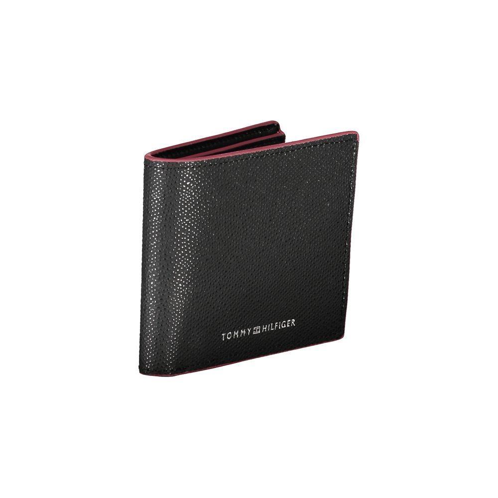 Tommy Hilfiger Elegant Leather Bifold Wallet with Contrast Accents 1728,67403481248,Bags,Black,Men,Men - Bags,New with tags,Tommy Hilfiger,Wallets - Men - Bags Tommy Hilfiger TO-27517