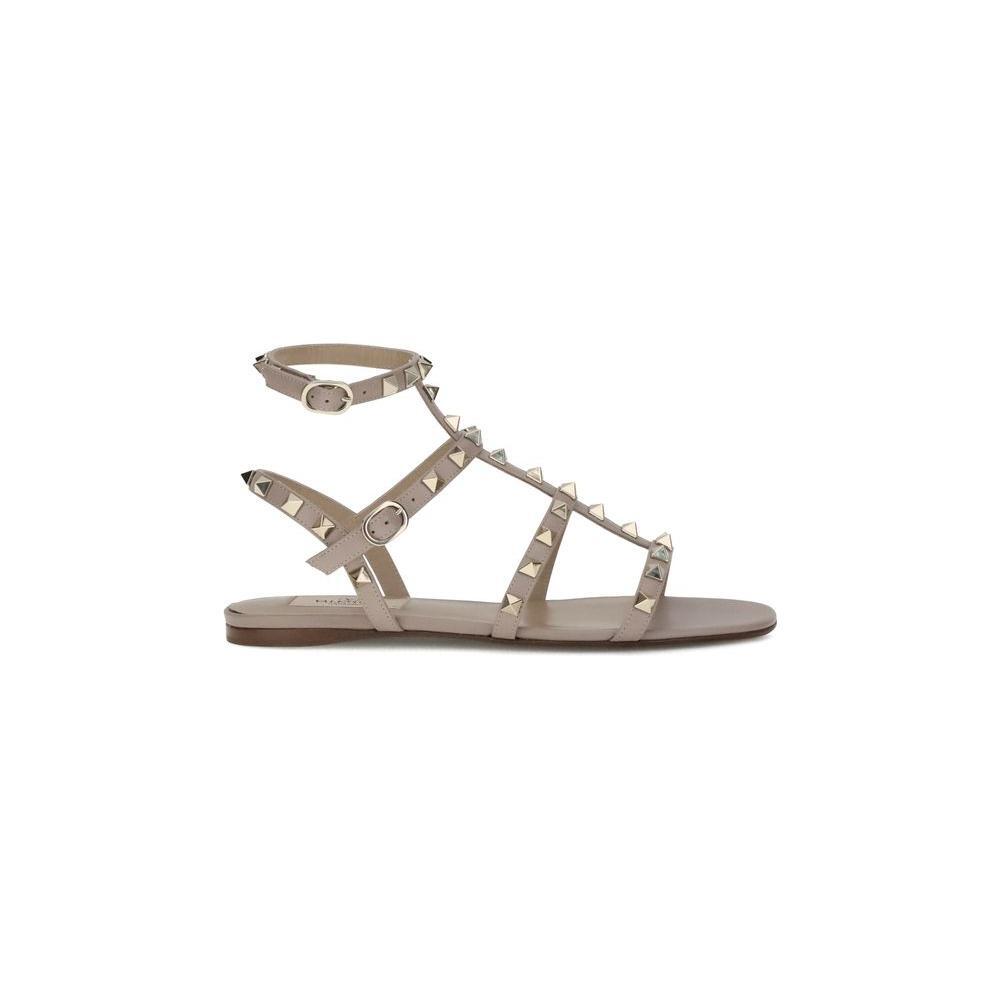 Valentino Garavani Rockstud Sandals 1728,72470364320,EU35.5/US5.5,EU36.5/US6.5,EU36/US6,EU38/US8,EU40/US10,EU41/US11,Gray,New with tags,Sandals - Women - Shoes,Shoes,Valentino Garavani,Women,Women - Shoes Valentino Garavani VA-7W2S0A05VODP45-EU36/US6