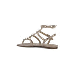 Valentino Garavani Rockstud Sandals 1728,72470364320,EU35.5/US5.5,EU36.5/US6.5,EU36/US6,EU38/US8,EU40/US10,EU41/US11,Gray,New with tags,Sandals - Women - Shoes,Shoes,Valentino Garavani,Women,Women - Shoes Valentino Garavani VA-7W2S0A05VODP45-EU36/US6