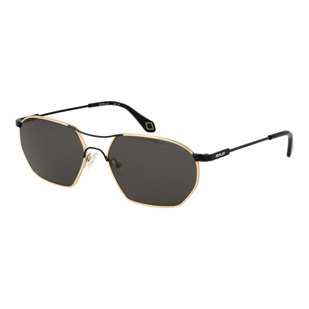 Replay Gold Metal Sunglasses 1728,67345776800,Accessories,Glasses and Sunglasses - Accessories,Gold,Men,New with tags,Replay,Sunglasses - Glasses and Sunglasses - Accessories