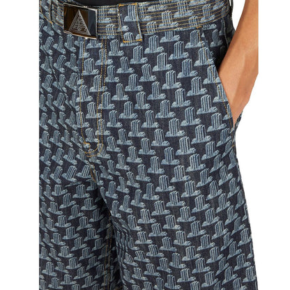 Lanvin Blue Cotton Knee Length